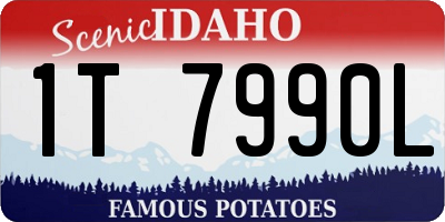 ID license plate 1T7990L