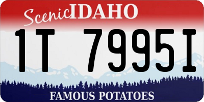 ID license plate 1T7995I