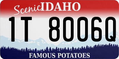 ID license plate 1T8006Q