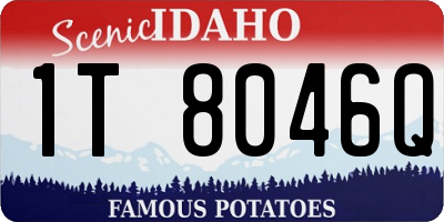 ID license plate 1T8046Q