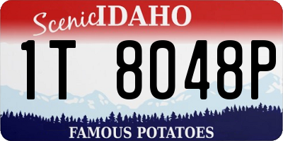 ID license plate 1T8048P