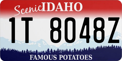ID license plate 1T8048Z