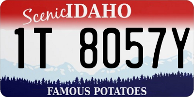 ID license plate 1T8057Y