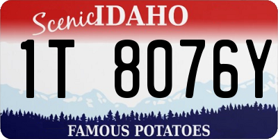 ID license plate 1T8076Y