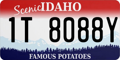 ID license plate 1T8088Y