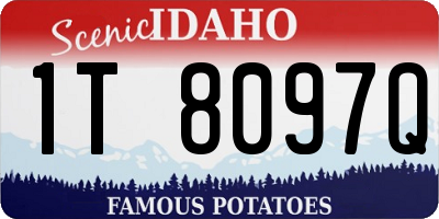 ID license plate 1T8097Q