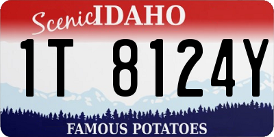 ID license plate 1T8124Y
