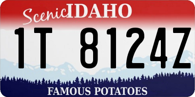 ID license plate 1T8124Z