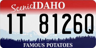 ID license plate 1T8126Q