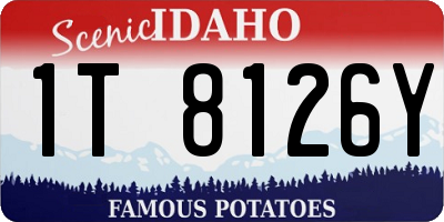 ID license plate 1T8126Y