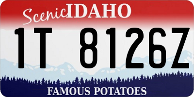 ID license plate 1T8126Z