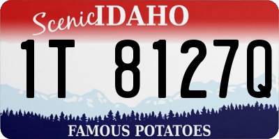 ID license plate 1T8127Q
