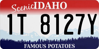 ID license plate 1T8127Y