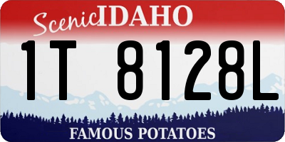 ID license plate 1T8128L