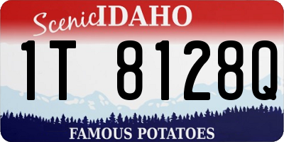 ID license plate 1T8128Q