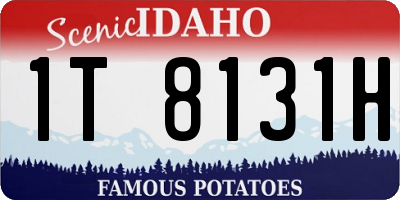 ID license plate 1T8131H