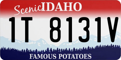 ID license plate 1T8131V