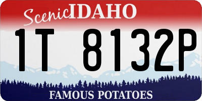 ID license plate 1T8132P
