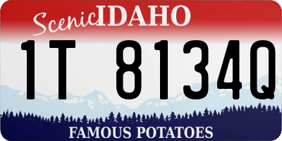 ID license plate 1T8134Q