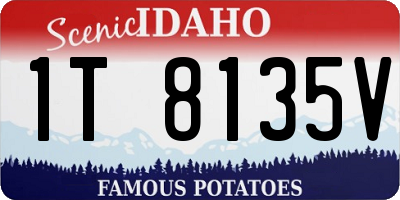 ID license plate 1T8135V