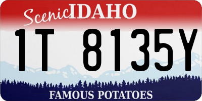 ID license plate 1T8135Y