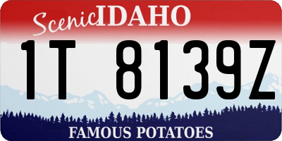 ID license plate 1T8139Z