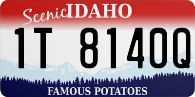 ID license plate 1T8140Q