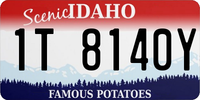 ID license plate 1T8140Y