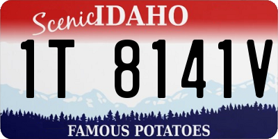 ID license plate 1T8141V
