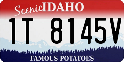 ID license plate 1T8145V
