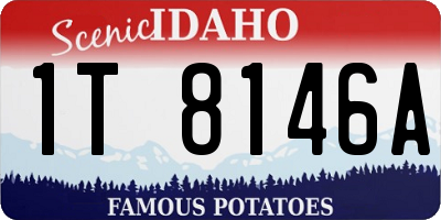 ID license plate 1T8146A