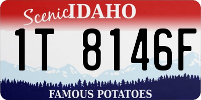 ID license plate 1T8146F