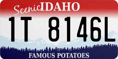 ID license plate 1T8146L