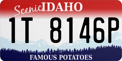 ID license plate 1T8146P