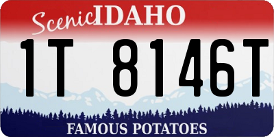 ID license plate 1T8146T