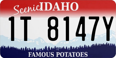 ID license plate 1T8147Y