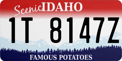 ID license plate 1T8147Z
