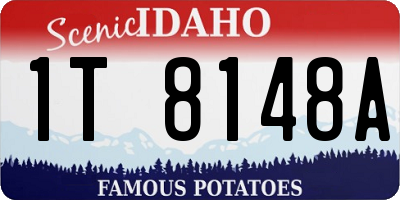 ID license plate 1T8148A