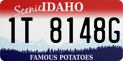 ID license plate 1T8148G
