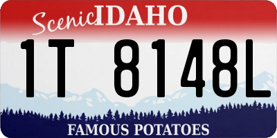 ID license plate 1T8148L