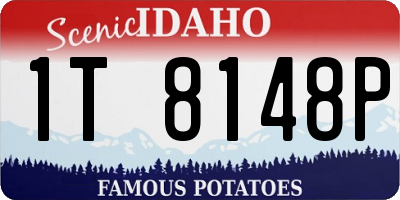 ID license plate 1T8148P
