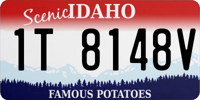 ID license plate 1T8148V