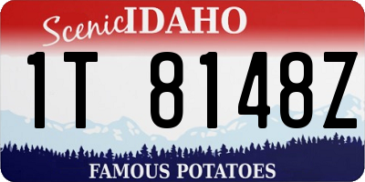 ID license plate 1T8148Z