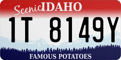 ID license plate 1T8149Y