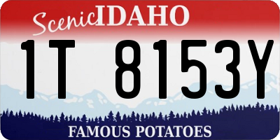 ID license plate 1T8153Y