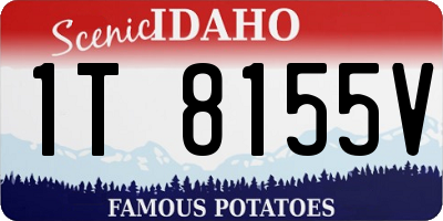 ID license plate 1T8155V