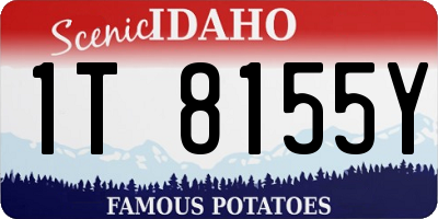 ID license plate 1T8155Y
