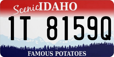 ID license plate 1T8159Q