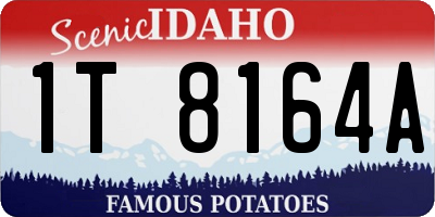 ID license plate 1T8164A