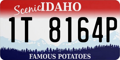 ID license plate 1T8164P
